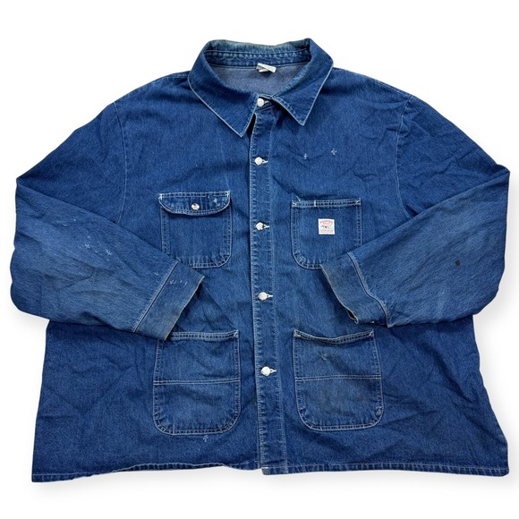 Pointer Brand Other - Vintage Pointer Brand Denim Jacket Men's 4XL Blue Workwear Chore Made In USA